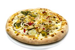 9. Chicken pizza 