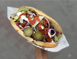 Kebab w bułce GEMÜSE